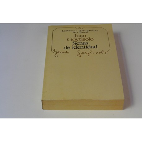 SEÑAS DE IDENTIDAD. Nº 32 COLECCIÓN SEIX BARRAL