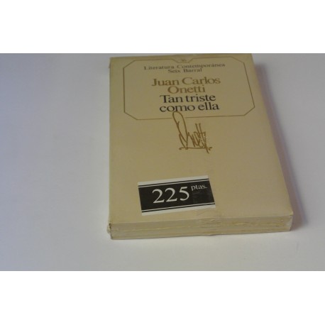TAN TRISTE COMO ELLA. Nº 36 COLECCIÓNN SEIX BARRAL