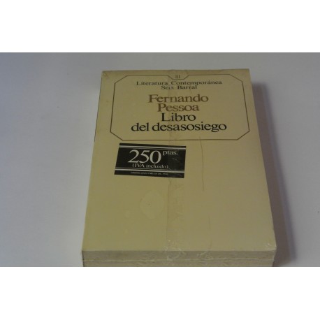 LIBRO DEL DESASOSIEGO. Nº 81 COLECCIÓN SEIX BARRAL