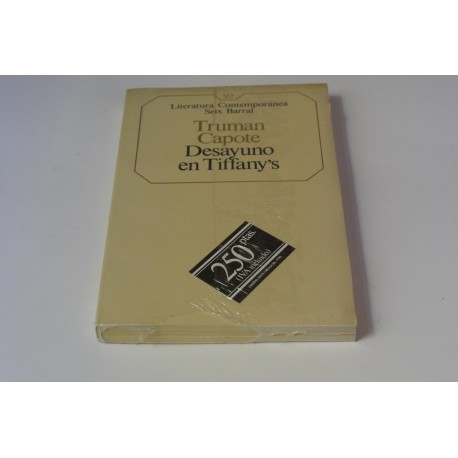 DESAYUNO EN TIFFANY'S. Nº 92 COLECCIÓN SEIX BARRAL