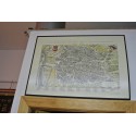 PLANO LA VILLA DE MADRID CORTE DE LOS REYES DE ESPANNA HACIA 1635