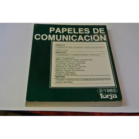 REVISTA PAPELES DE COMUNICACIÓN. Nº 2. 1983