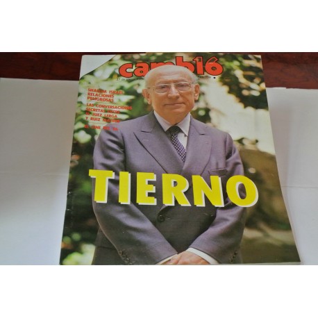 REVISTA CAMBIO 16. Nº 739 DE 1986. TIERNO