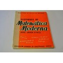 LECCIONES DE MATEMÁTICAS MODERNA