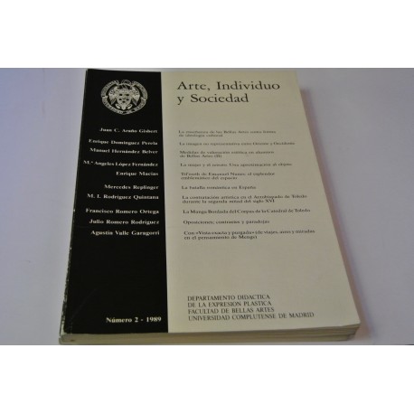 ARTE, INDIVIDUO Y SOCIEDAD. REVISTA Nº 2