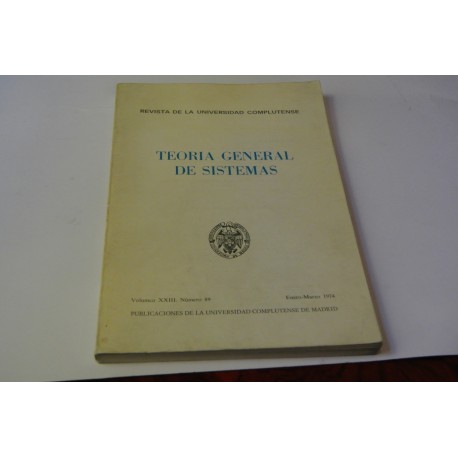 TEORÍA GENERAL DE SISTEMAS