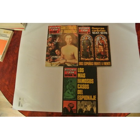 REVISTA HISTORIA Y VIDA. NÚMEROS EXTRA 7-8-10