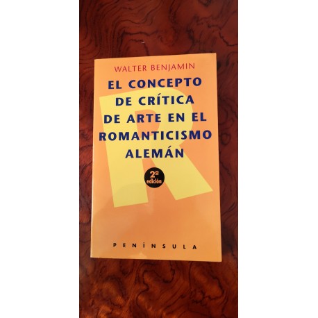 EL CONCEPTO DE CRITICA DE ARTE EN EL ROMANTICISMO ALEMÁN