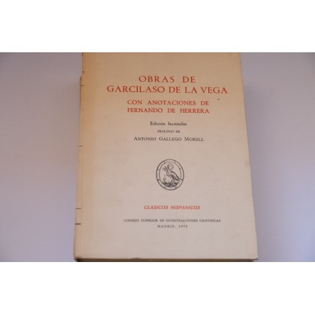 OBRAS DE GARCILASO DE LA VEGA
