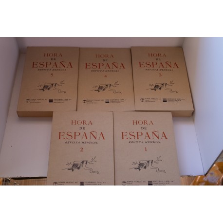 HORA DE ESPAÑA. TOMOS 1 AL 5