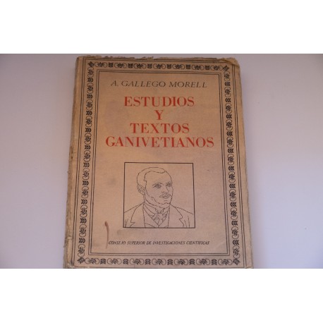 ESTUDIOS Y TEXTOS GANIVETIANOS