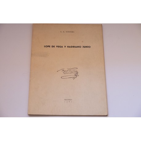 LOPE DE VEGA Y HADRIANO JUNIO