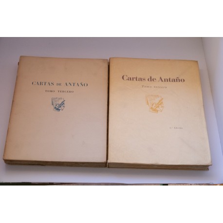 CARTAS DE ANTAÑO. TOMO TERCERO