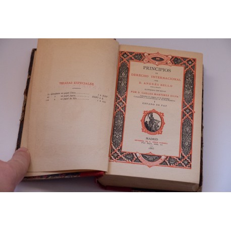 OBRAS DE D. ANDRES BELLO. PRINCIPIOS DE DERECHO INTERNACIONAL