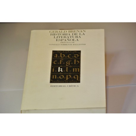 HISTORIA DE LA LITERATURA ESPAÑOLA