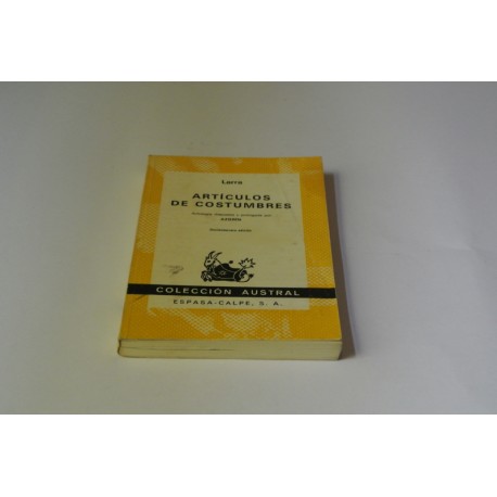 ARTÍCULOS DE COSTUMBRES