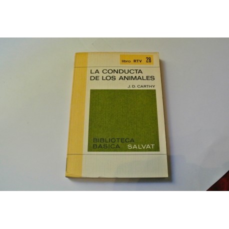 LA CONDUCTA DE LOS ANIMALES. COLECCIÓN RTV.
