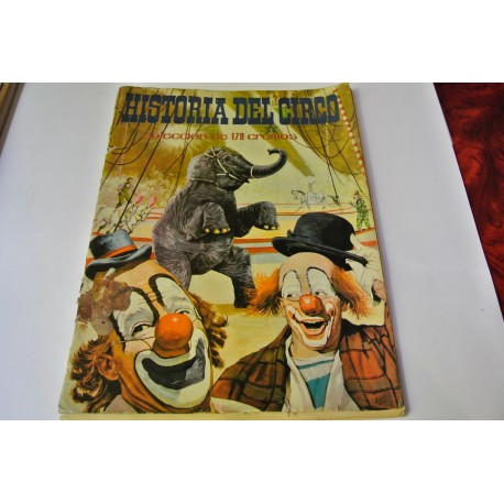 HISTORIA DEL CIRCO. ÁLBUM DE 179 CROMOS EN COLOR